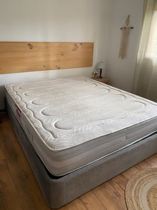 Cama somier com colchão de qualidade