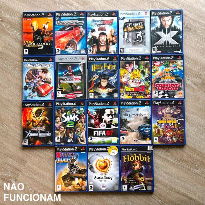 Jogos, Caixas e Manuais PlayStation 1 & 2