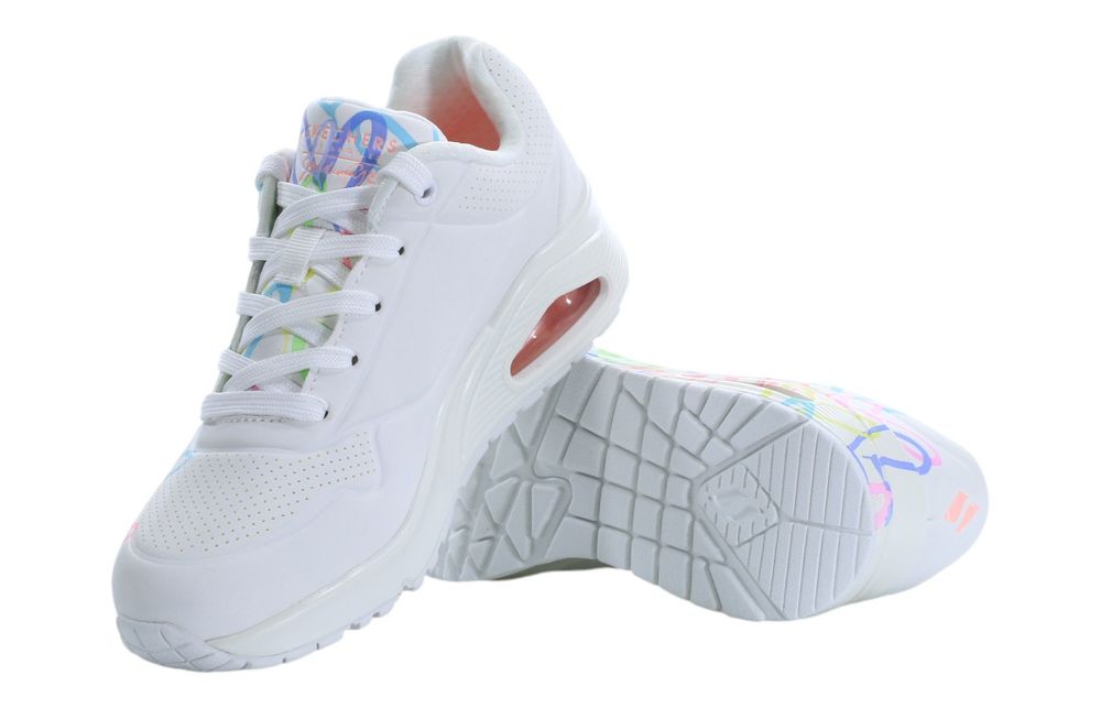 Białe sneakersy damskie Skechers Spread The Love 35