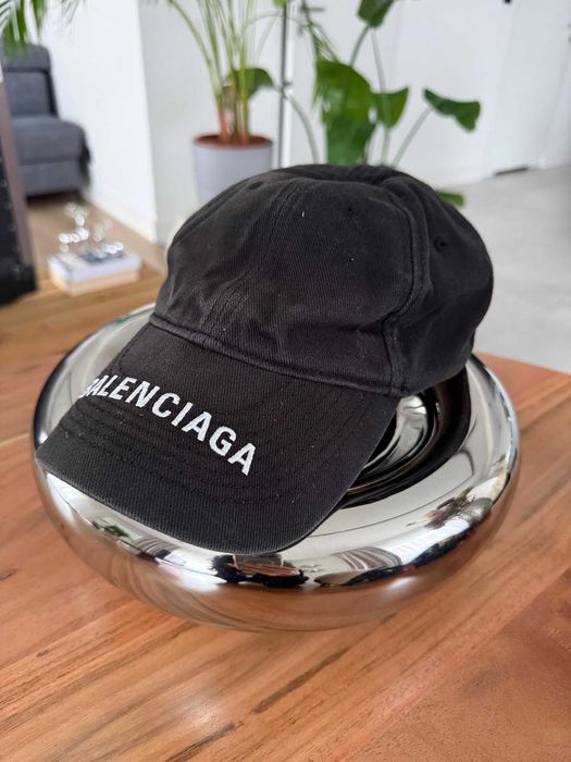 Czapka Balenciaga Logo czarna, Made in Italy