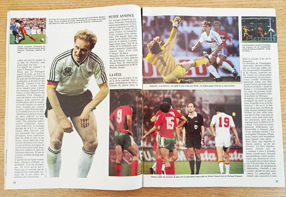EURO 84 - Revista Mondial - França campeã