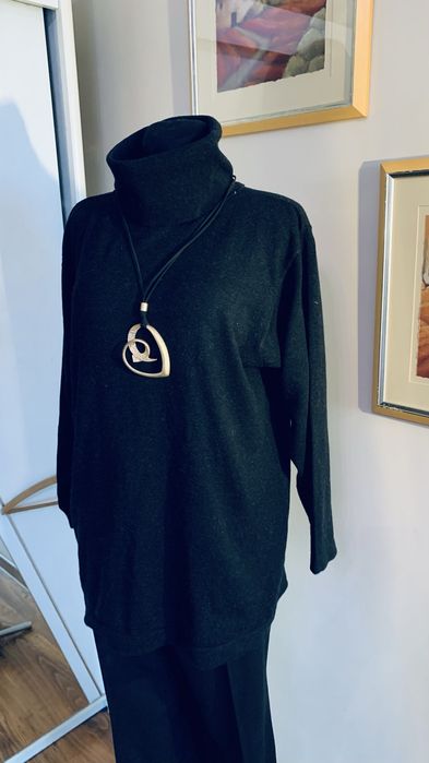 Sweter Golf kaszmir jedwab