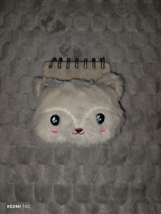 Puszaty mini notesik