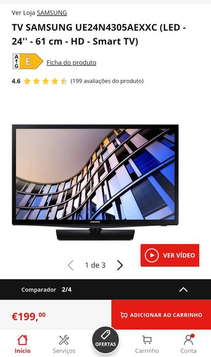 Smartv samsung Nova