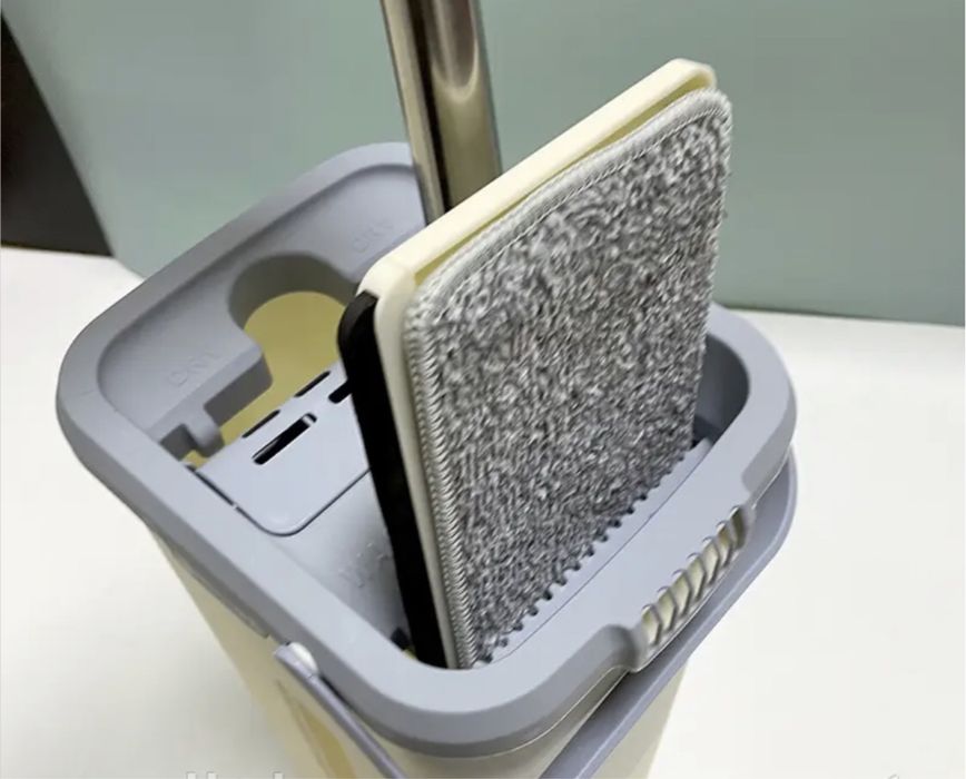 Швабра с Ведром и Самоотжимом для Уборки на 6 л доп фибра 50 грн