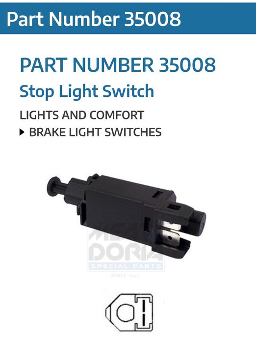 Switch luzes travão VAG