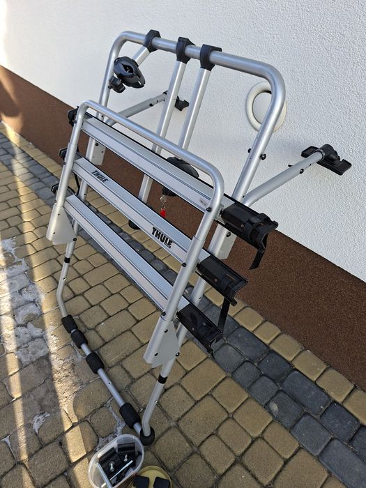 Thule 973 bagażnik rowerowy na klapę bus, T4 T5 VITO TRAFIC Kamper