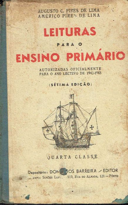 7686
Leituras para o Ensino Primário 
Quarta Classe - 1950/ 1963/ 1967