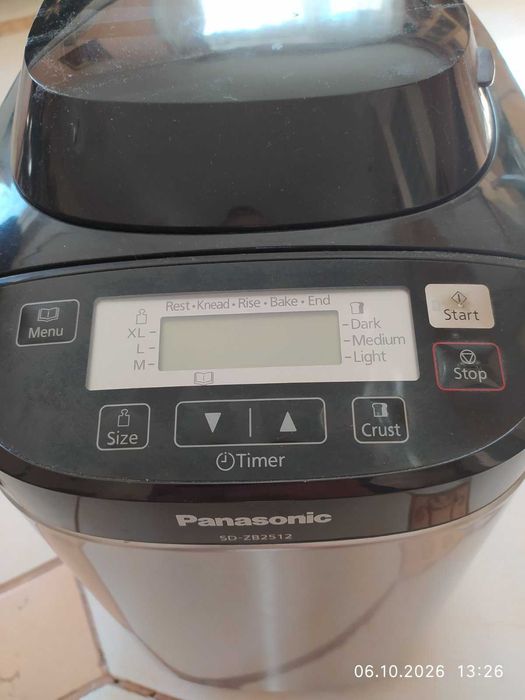 Продам хлебопечь Panasonic SD-ZB2512 б/у .