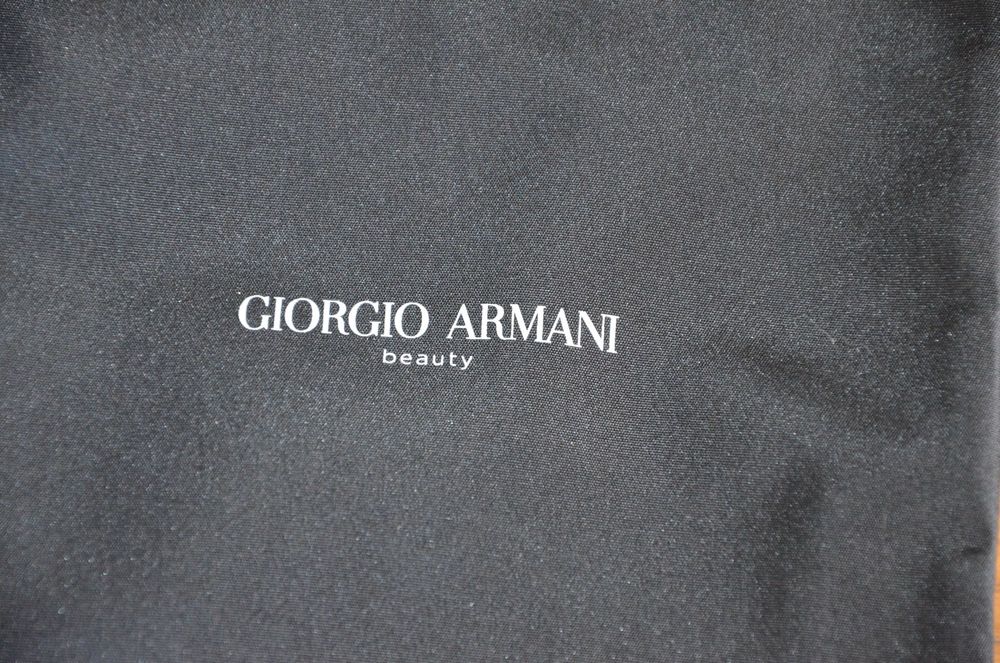 worek Giorgio Armani beauty czarny  29x17 cm