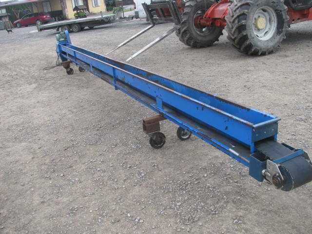 Taśmociąg redler 6m dyni peletu 8m zboża