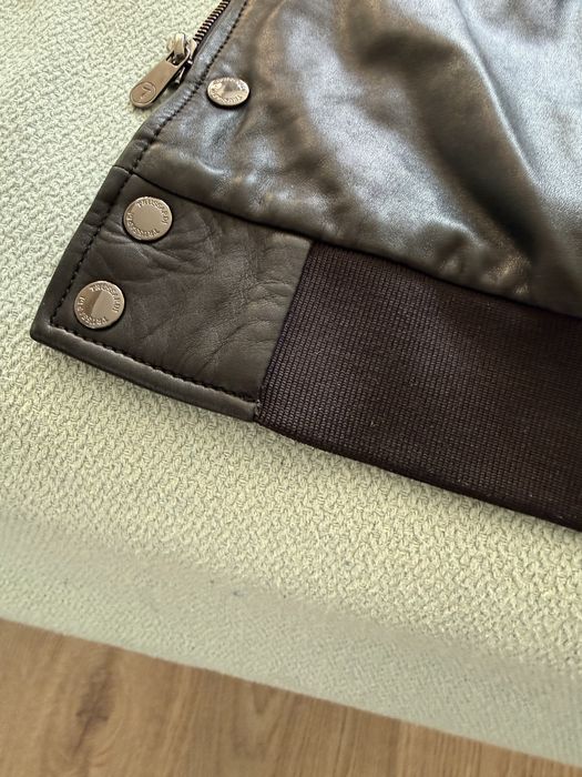 Шкіряна куртка Trussardi JEANS