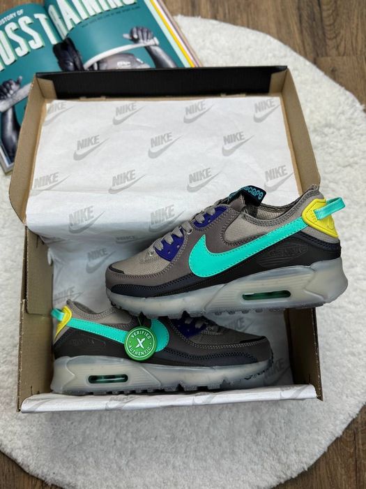 ТОП! Nike Air Max 90 Terrascape Beige Black Mint 39 - 45 найк аір макс