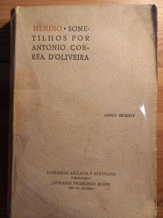 Antonio Corrêa d'Oliveira, Menino, 1.ª edição