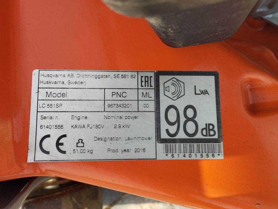 Kosiarka Husqvarna Silnik Kawasaki Jak Nowa z napędem