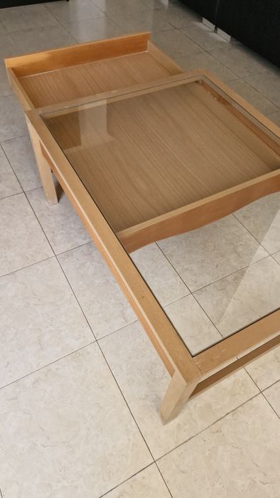 Mesa centro em madeira Vinninga IKEA