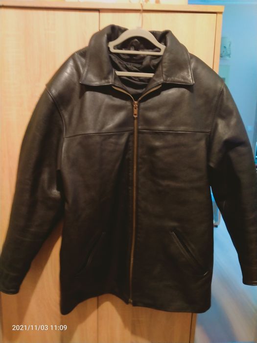 Kurtka skórzana męska