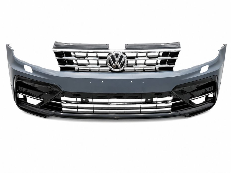 Передній бампер у зборі з арками R-Line Volkswagen Tiguan 2017-2021 Артикул:  DRC9951-26