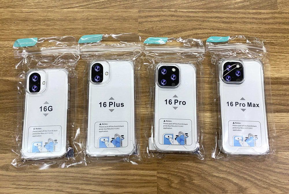 Capa silicone reforçada iPhone 16/16 Plus/16 Pro/16 Pro Max/iPhone 16e