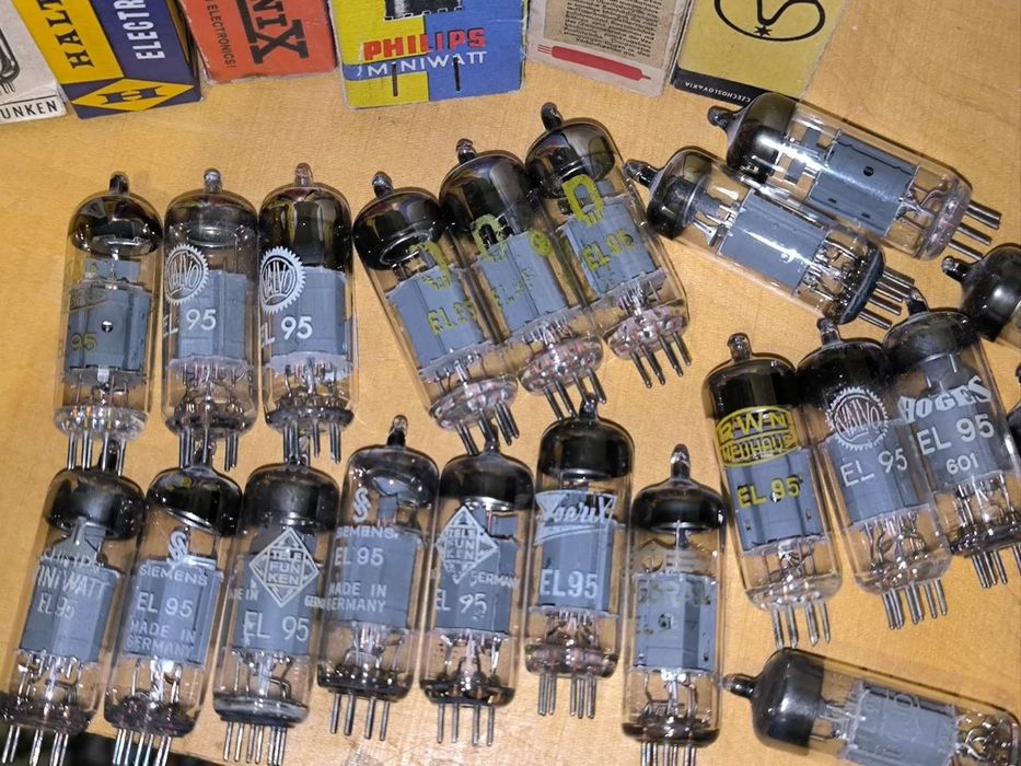 Радіолампи EL95 = 6DL5 різних фірм