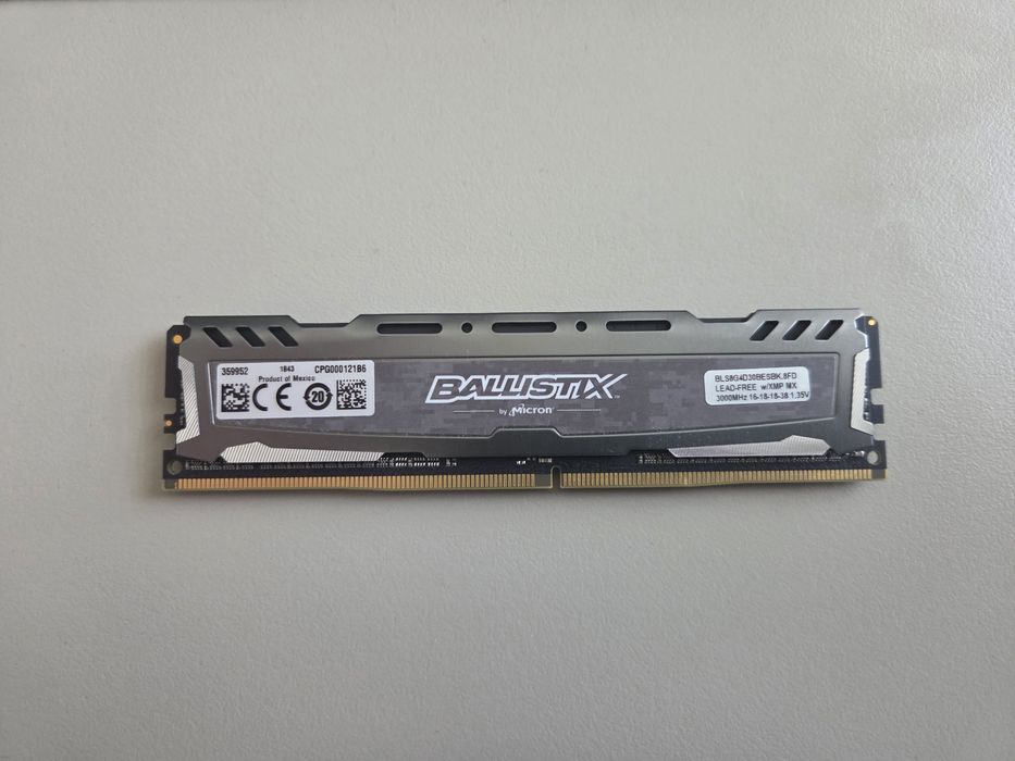 RAM Crucial Ballistix Sport LT DDR4 8GB 3000MHZ