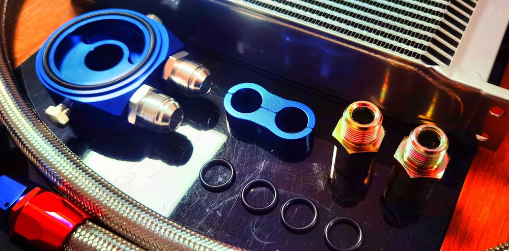 Kit Radiador 19 Linhas Refrigerar óleo do motor