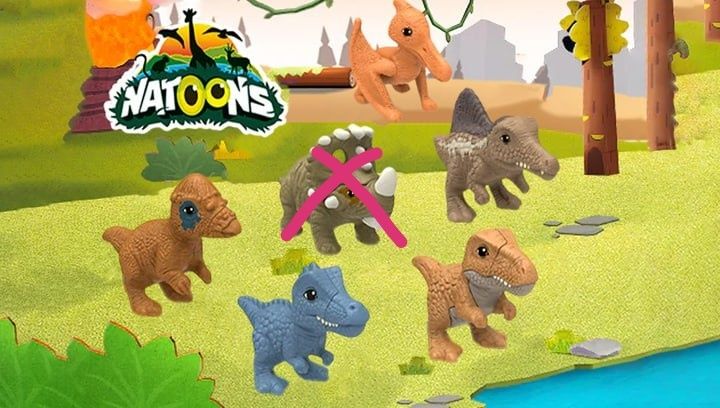 Динозаври кіндер натунс