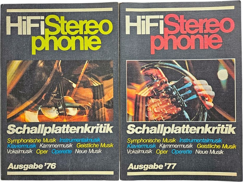 2x Hifi Stereophonie Schallplattenkritik Ausgabe '76-'77 DE