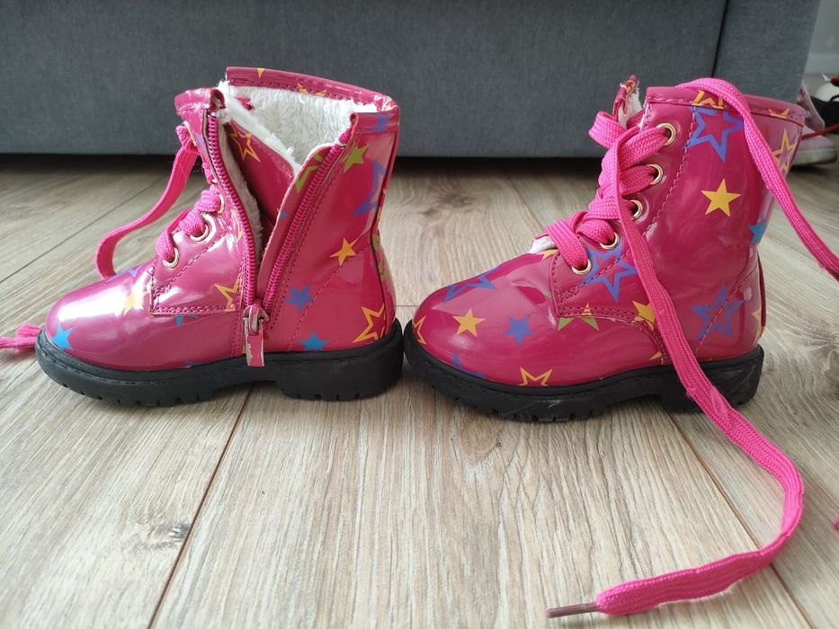 Buty zimowe dla dziewczynki r.24