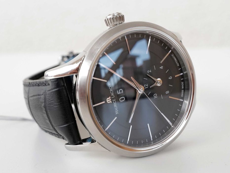 Maurice Lacroix Les Classiques Date Grande Date GMT 40mm New!