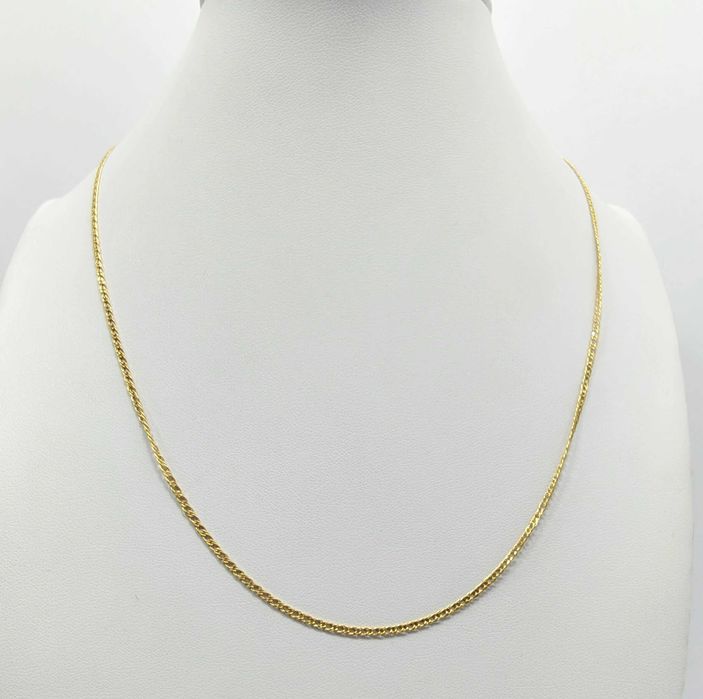 Złoty łańcuszek o splocie monalisa 585 50cm 1,23g