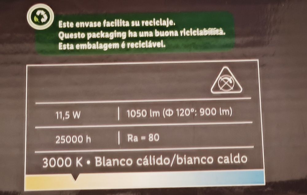 Iluminação de parede ou teto LED