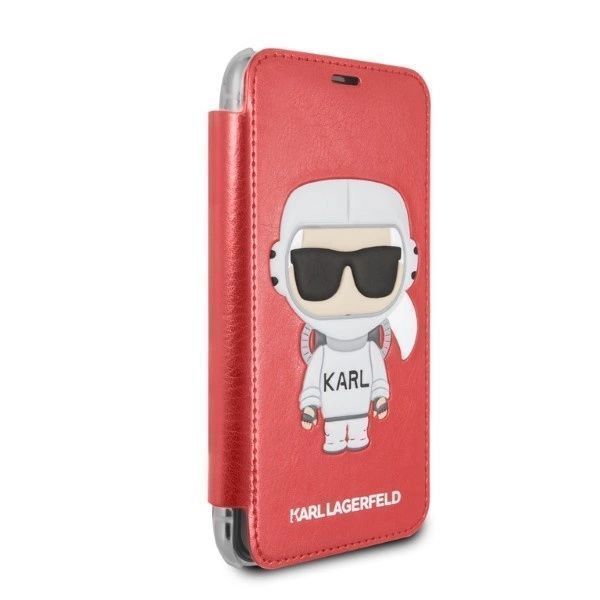 Etui Karl Lagerfeld Karl Space Cosmonaut na iPhone X / XS  - czerwone