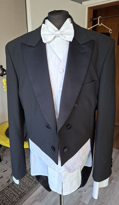 Frak męski  L (52)plus dodatki