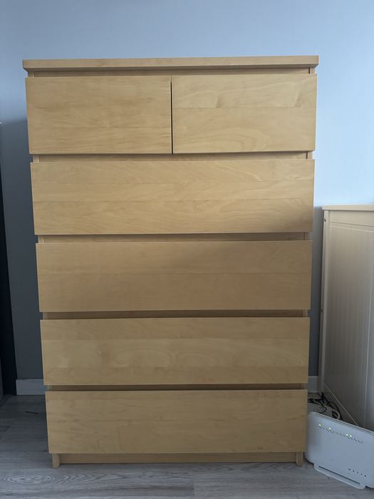 Komoda MALM  6 szuflad
