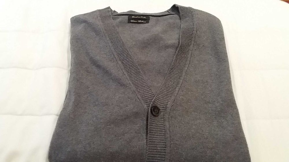 Casaco Massimo Dutti - cinza - cashmere