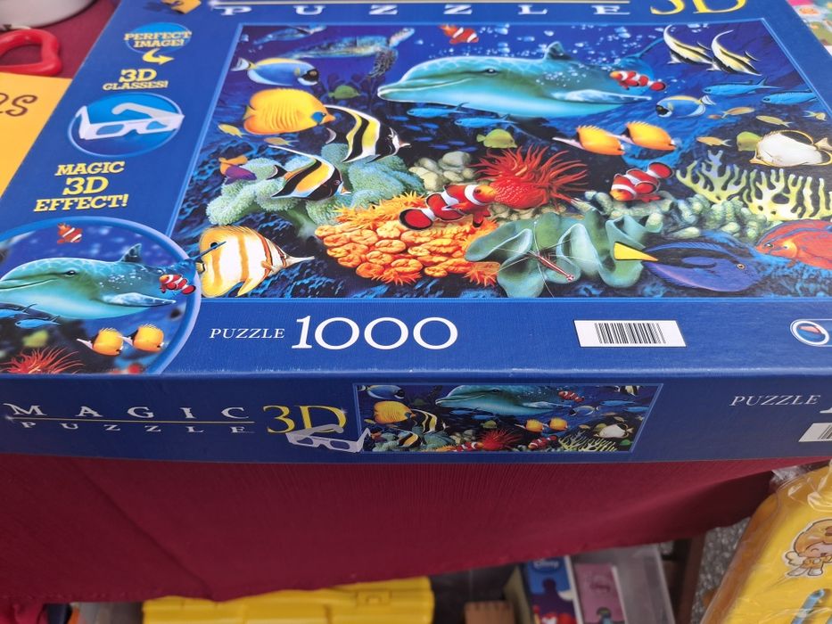 Puzzle Clementoni Magic 3D 1000 Peças com Óculos 3D