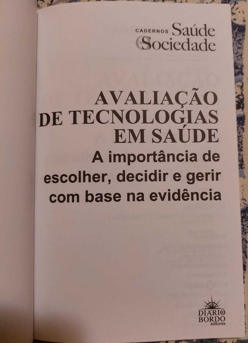 Livros: Cadernos Saúde e Sociedade nºs 1021 e 1051 [Oferta Portes]