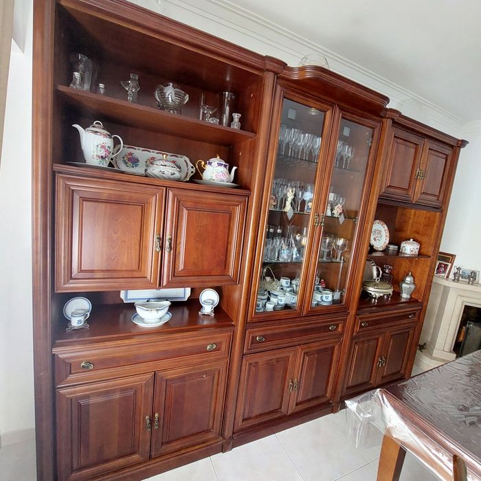 Estante sala cerejeira