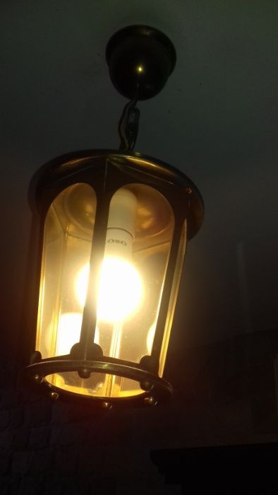 Lampa   mosiężna