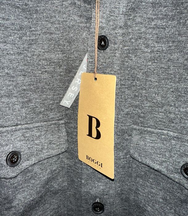 Утепленная рубашка из шерсти и котона Boggi