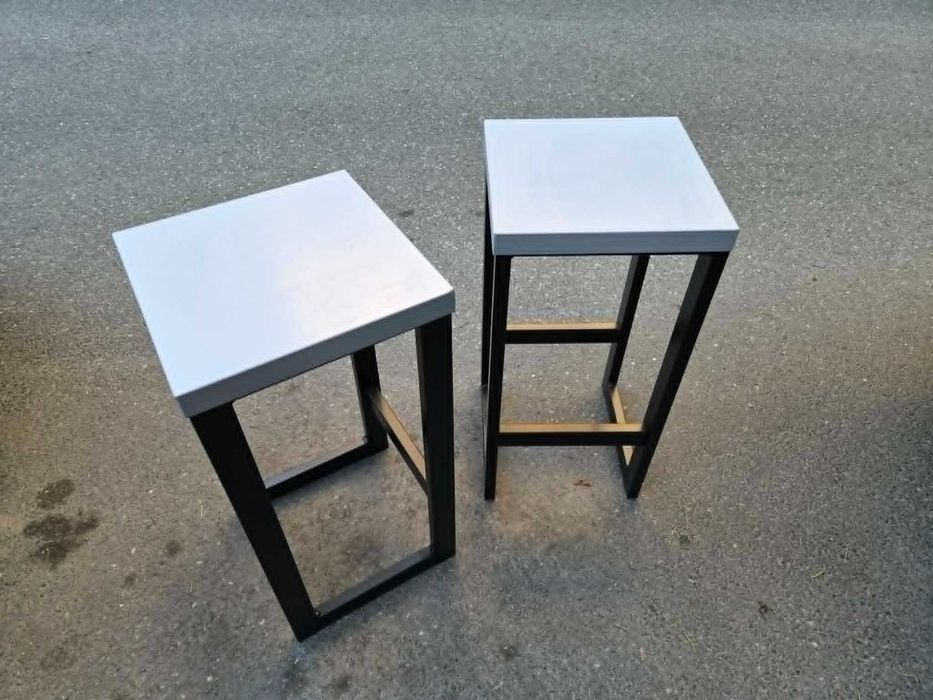 HOKER TABORET STOŁEK METALOWY BAROWY KUCHENNY LOFT