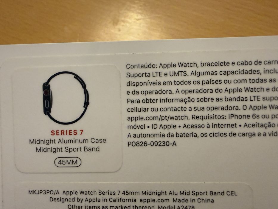 Aplle watch serie 7 gps cellular
