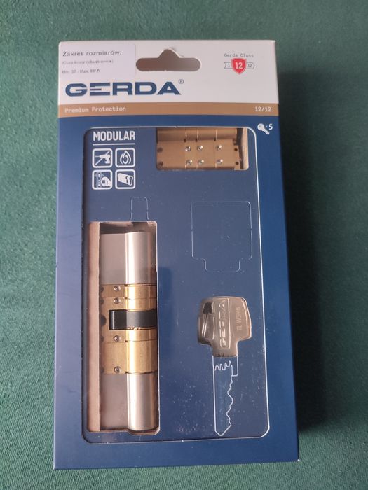 Wkładka GERDA MODULAR SLR 12/12 – 5 kluczy