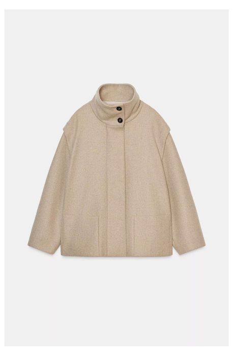 пальто вовняне, Zara, S,M,L