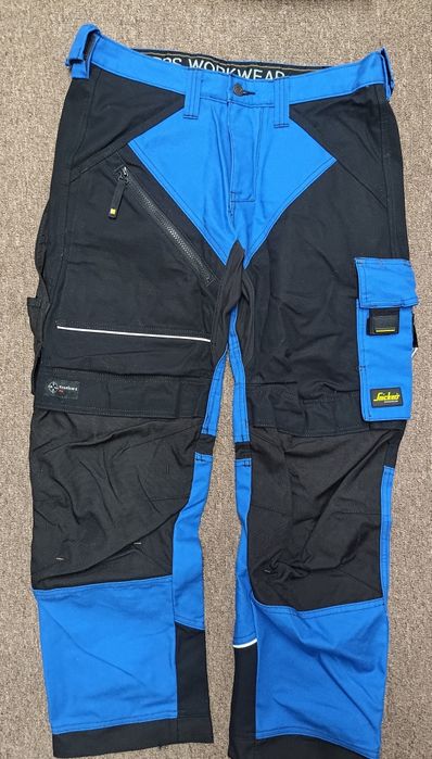 6314 Snickers RuffWork 100  Canvas+ grube spodnie robocze serwis