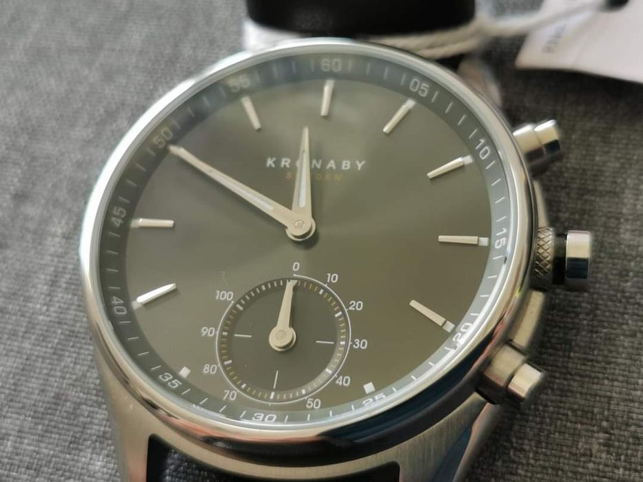 Zegarek męski Kronaby Sweden szafir hybryda