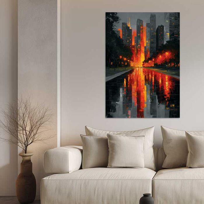 Obraz / Plakat - 70x100 - druk na płótnie / canvas (miasto / pejzaż / widok 4)