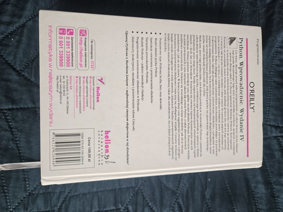 Python. Wprowadzenie - Mark Lutz - Helion