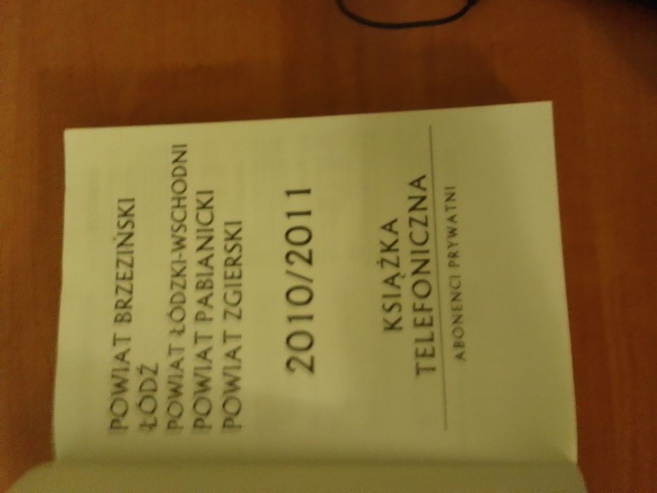 Książka telefoniczna Łódź i powiaty 2010/2011